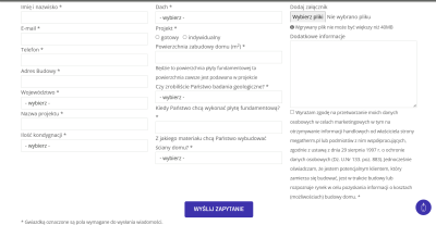 1. Instalacja Formularza Zapytania