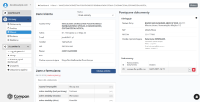 8. Zarządzanie Klientami i Dokumentami